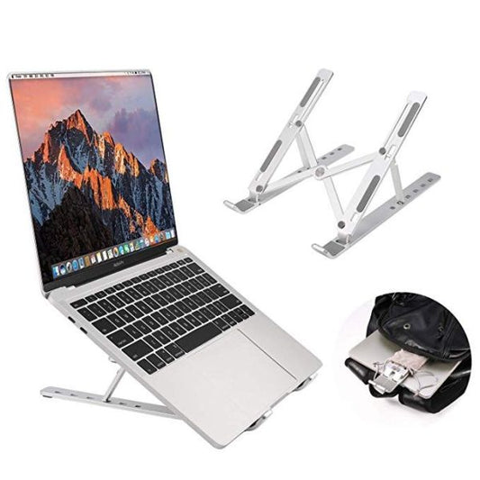 Adjustable Portable Laptop Stand | Foldable & Ergonomic Notebook Holder for Desk, Bed & Travel | Lightweight Laptop Table for 10”–17” Devices -Best Quality Build