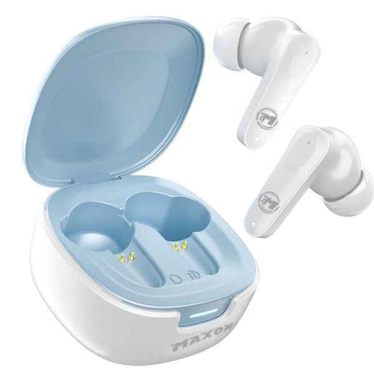 Maxon B303 Pure-Tone ENC Wireless Earbuds | Bluetooth Gaming AirPods with Noise Cancellation & HD Sound | Best Quality Earbuds for Music, Calls & Gaming (Random Color)