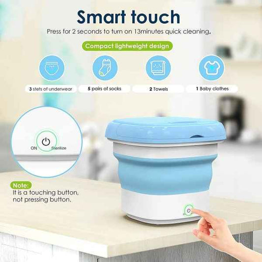 Portable Washing Machine and Dryer | Compact Mini Washer for Clothes, Travel & Small Spaces – Infinix Gadgets